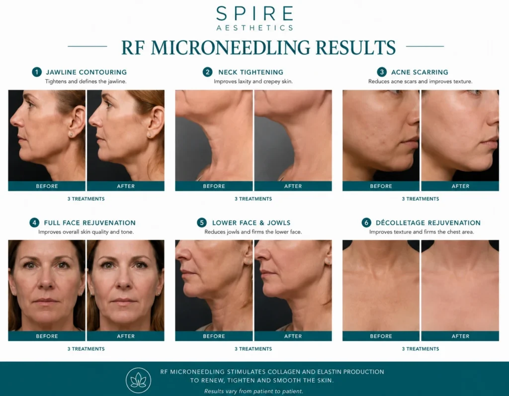 RF Microneedling Skin tightening Bury St Edmunds results
