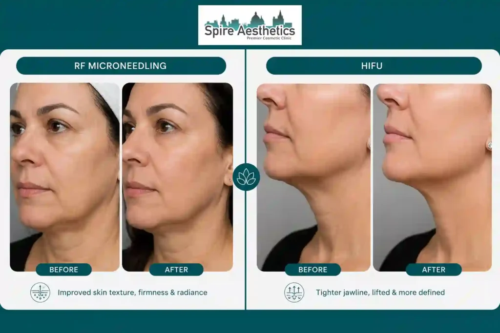 Can RF Microneedling and HIFU Be Combined Bury St Edmunds?